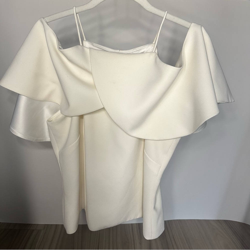 Eliza J Elegant White Blouse
